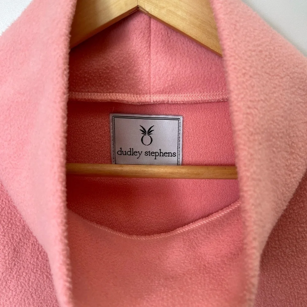 Dudley Stephens Cobble Hill Mock Turtleneck Peach Pink - Picture 5 of 5